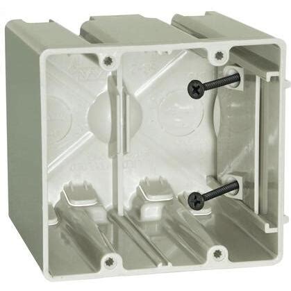 2 gang remodel electrical box|2 gang adjustable electrical box.